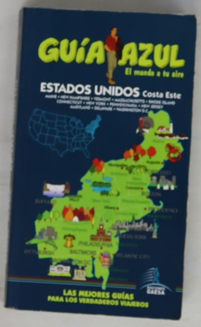 Estados Unidos costa este Maine, New Hampshire, Vermont, Massachusetts, Rhode Island, Connecticut, New York, Pennsylvania, New Jersey, Maryland, Delaware, Washintong D.C.