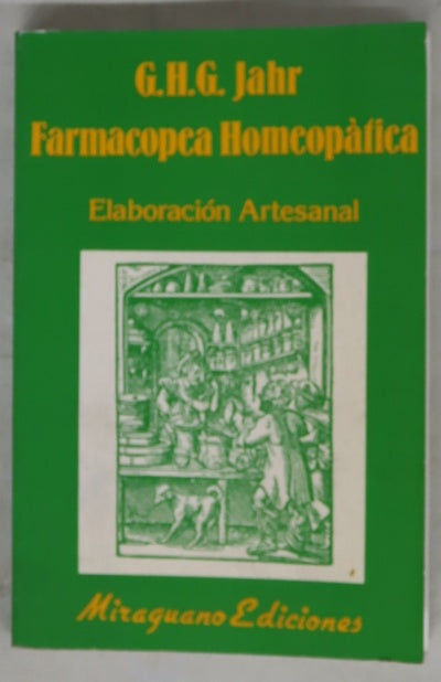 Farmacopea homeopática elaboración artesanal