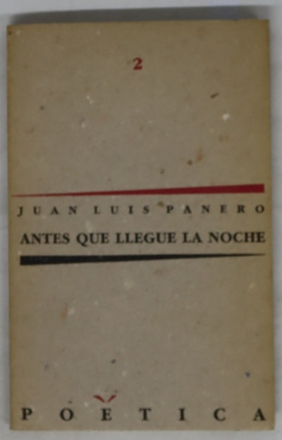 Antes que llegue la noche