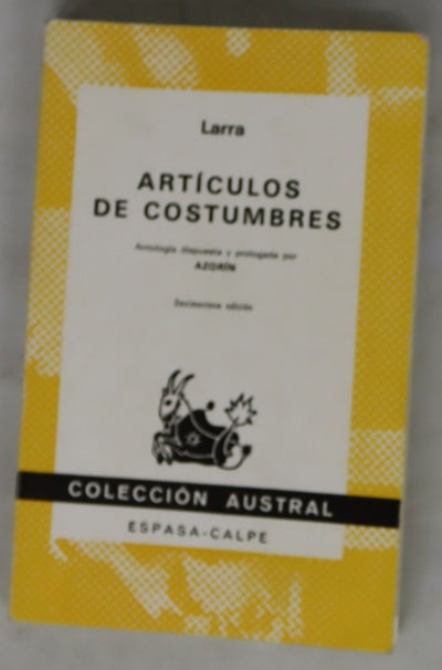 Artículos de costumbres