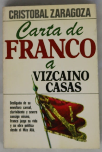 Carta de Franco a Vizcaíno Casas
