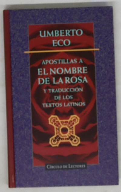 Apostillas a "El nombre de la rosa"