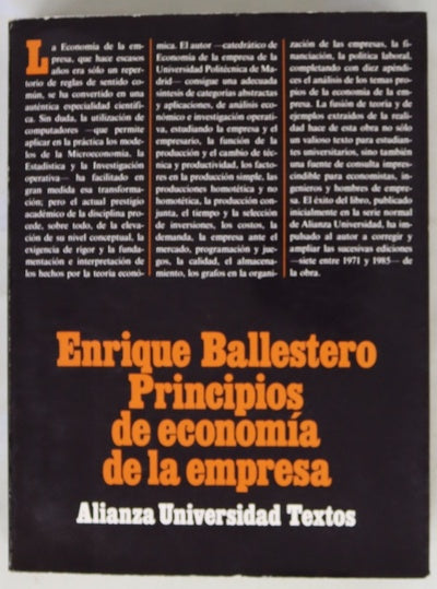 Principios de economía de la empresa