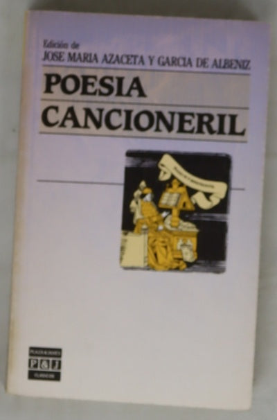 Poesía cancioneril