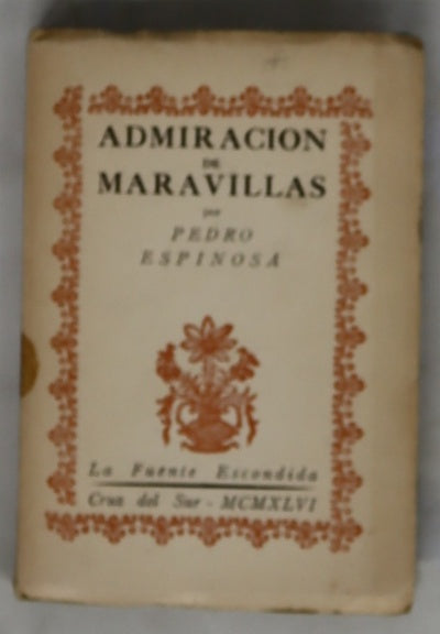Admiración de maravillas