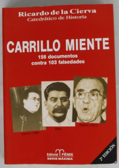 Carrillo miente 156 documentos contra 103 falsedades