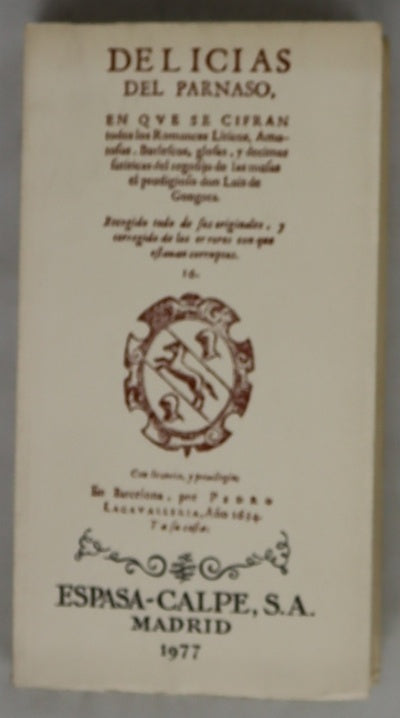 Delicias del Parnaso