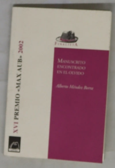 Manuscrito encontrado en el olvido
