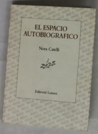 El espacio autobiográfico