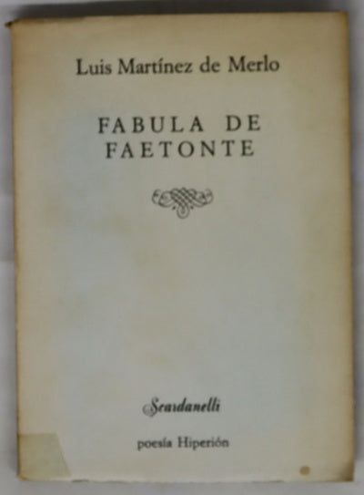 Fábula de Faetonte (1977-1981)