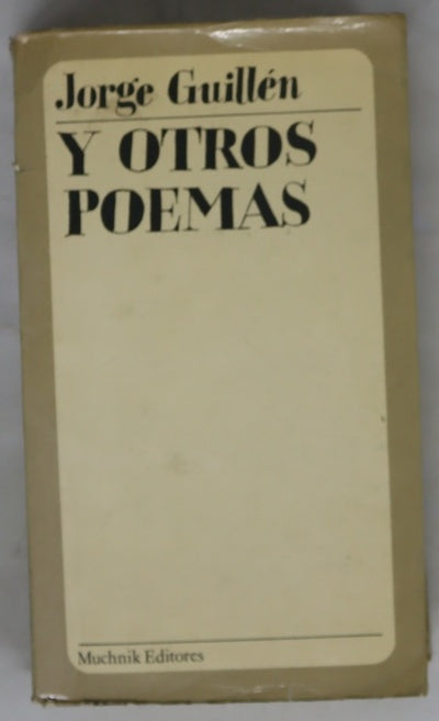 Y otros poemas