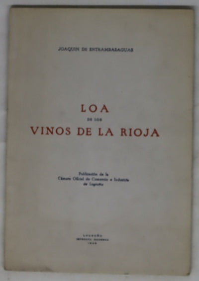 Loa de los vinos de la Rioja