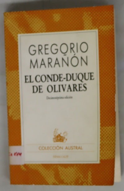 El Conde-Duque de Olivares
