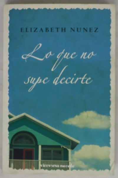 Lo que no supe decirte
