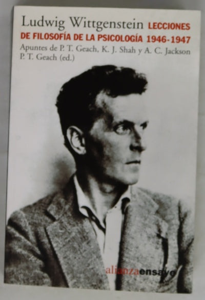Lecciones sobre filosofía de la psicología 1946-1947 apuntes de P. T. Geach, K. J. Shah y A. C. Jackson