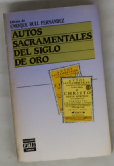 Autos sacramentales del Siglo de Oro