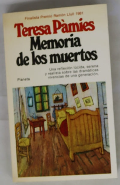 Memoria de los muertos novela