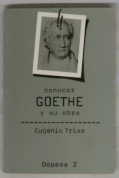 Conocer Goethe y su obra