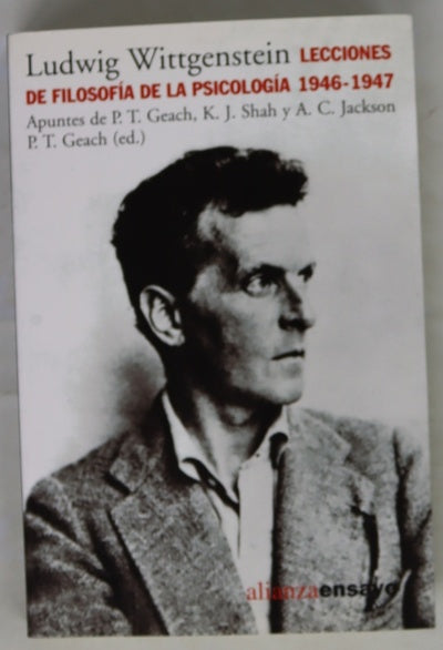 Lecciones sobre filosofía de la psicología 1946-1947 apuntes de P. T. Geach, K. J. Shah y A. C. Jackson