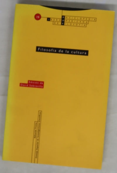 Filosofía de la cultura