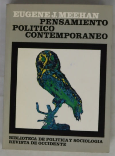 Pensamiento político contemporáneo Estudio crítico