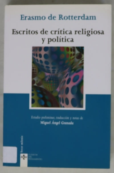 Escritos de crítica religiosa y política