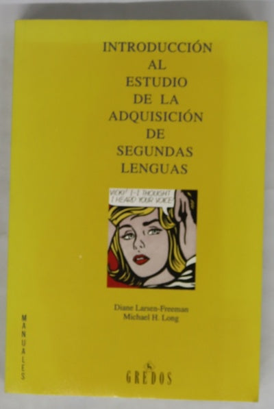 Introducción al estudio de la adquisición de segundas lenguas
