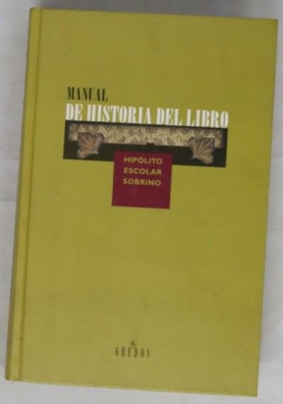Manual de historia del libro