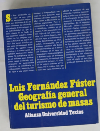 Geografía general del turismo de masas