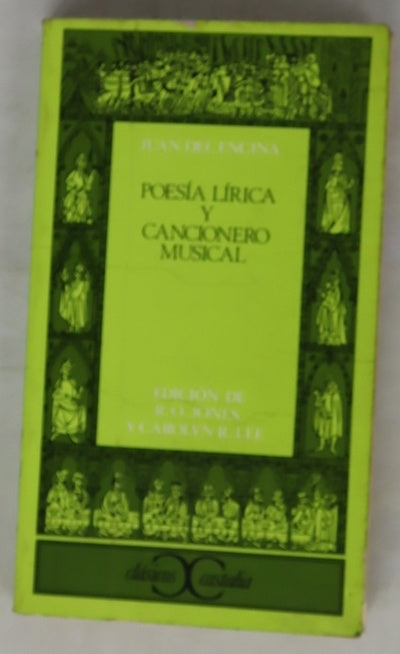 Poesía lírica y cancionero musical