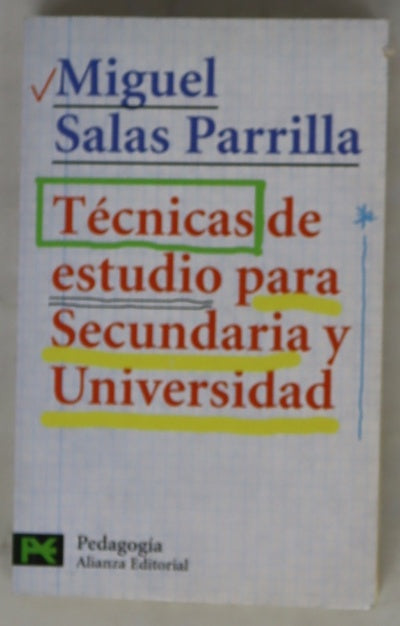Técnicas de estudio para Secundaria y universidad