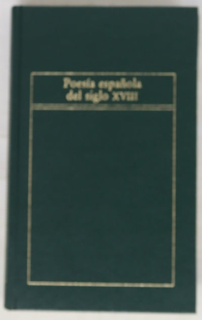Poesía española del siglo XVIII