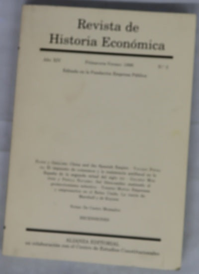 Revista de historia económica, número 2