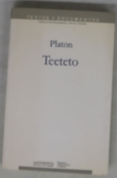Teeteto o Sobre la ciencia