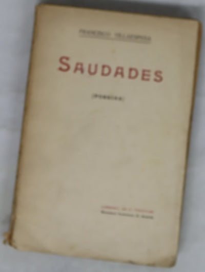 Saudades : poesías