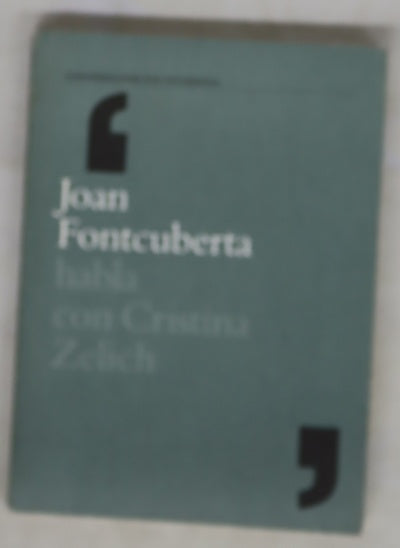 Joan Fontcuberta habla con Cristina Zelich