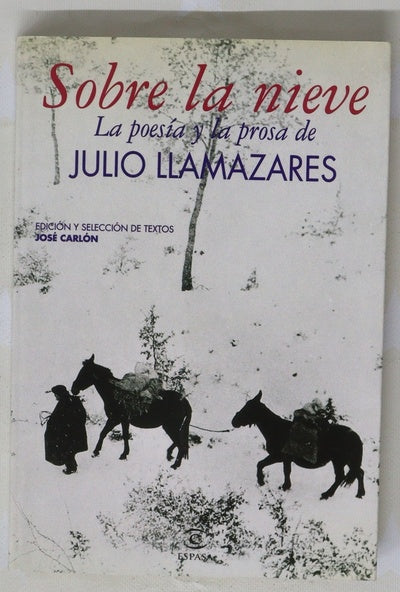 Sobre la nieve la poesía y la prosa de Julio Llamazares