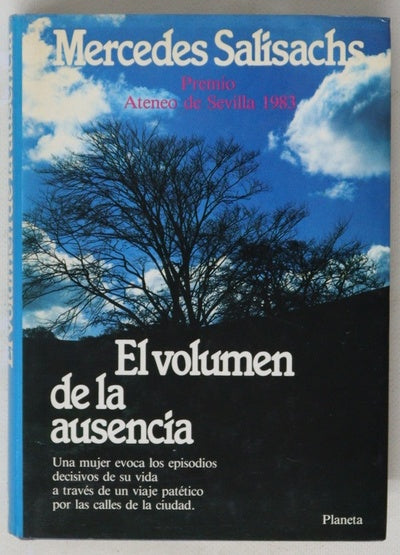 El volumen de la ausencia novela