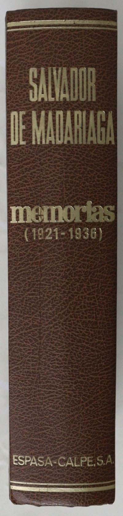 Memorias (1921-1936) amanecer sin mediodía