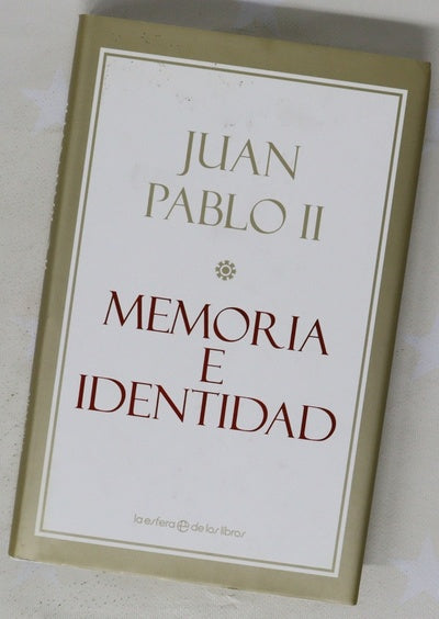 Memoria e identidad conversaciones al filo de dos milenios