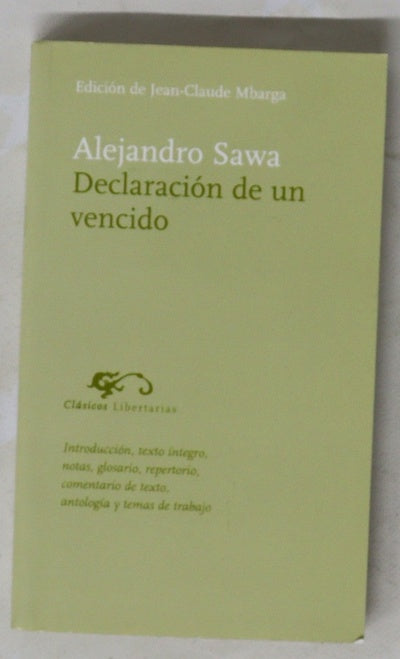 Declaración de un vencido