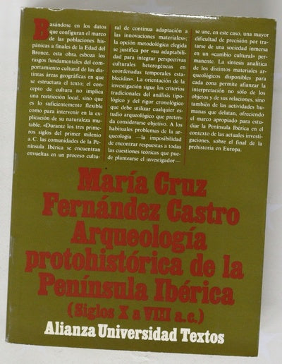 Arqueología protohistórica de la Península ibérica (siglos X a VIII a.C.)