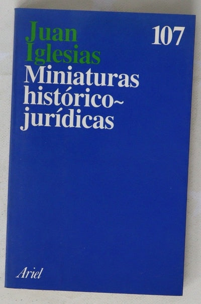 Miniaturas histórico-jurídicas
