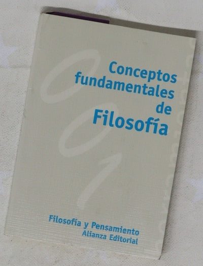 Conceptos fundamentales de filosofía