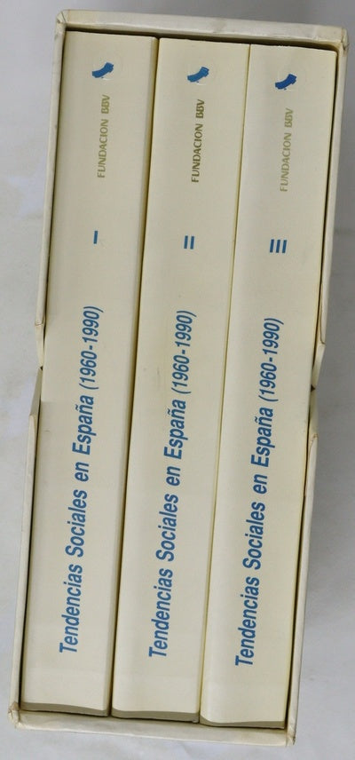 Tendencias sociales en España, (1960-1990) I, II y III
