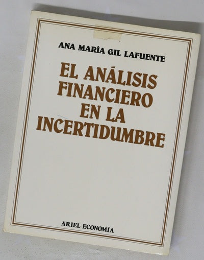 El análisis financiero en la incertidumbre