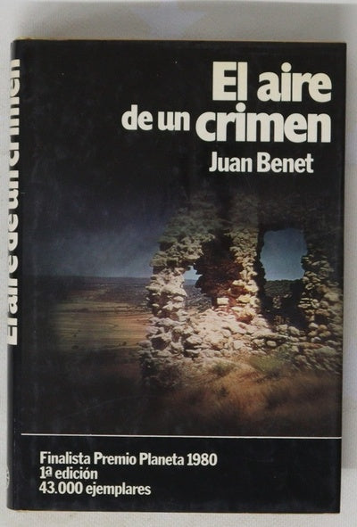 El aire de un crimen novela