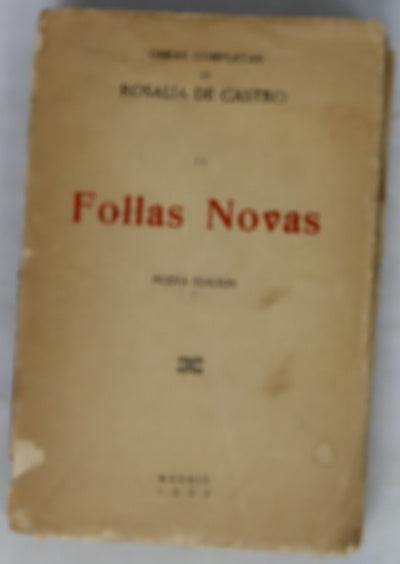 Obras completas de Rosalía de Castro, tomo II: Follas novas : revista de estudios rosalianos
