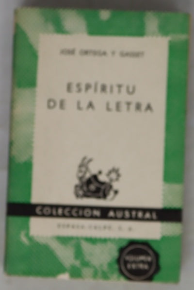 Espíritu de la letra