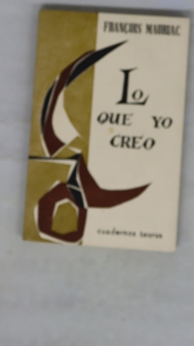 Lo que yo creo
